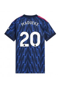 Arsenal Noni Madueke #20 Fotballdrakt Borte Klær Dame 2025-26 Korte ermer